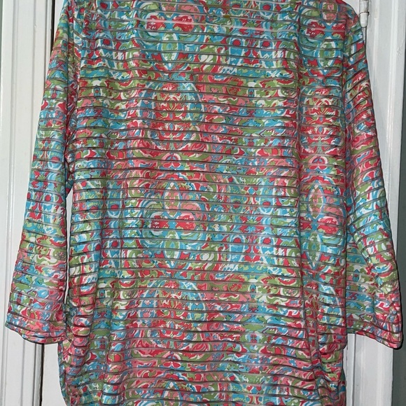 Ruby Rd. Multicolor Striped Blouse - Picture 8 of 8
